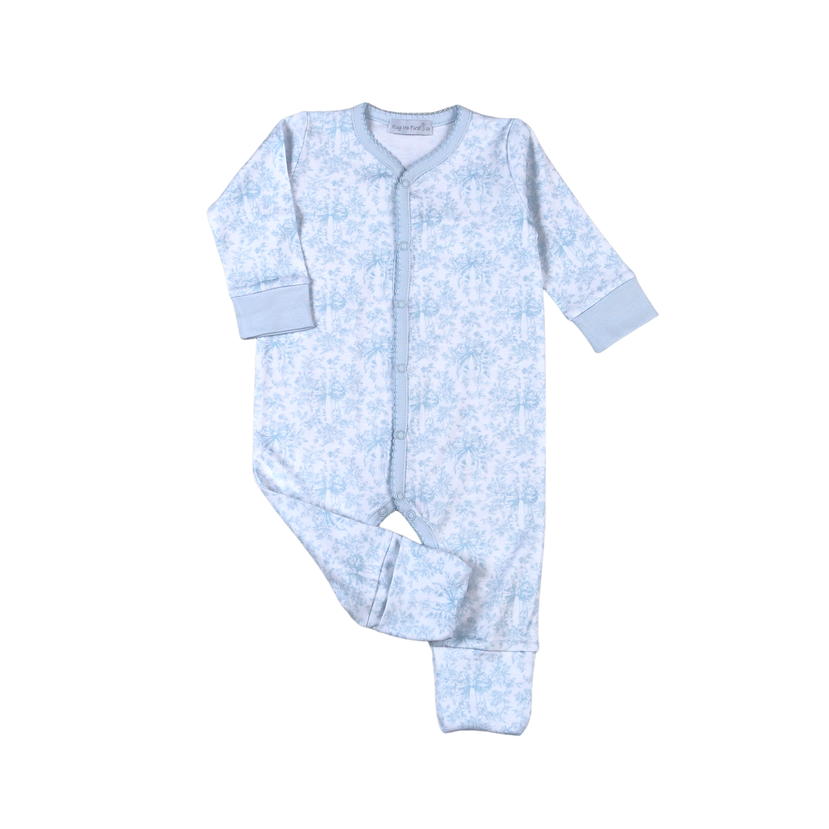 Baby Loren Blue Toile Playsuit