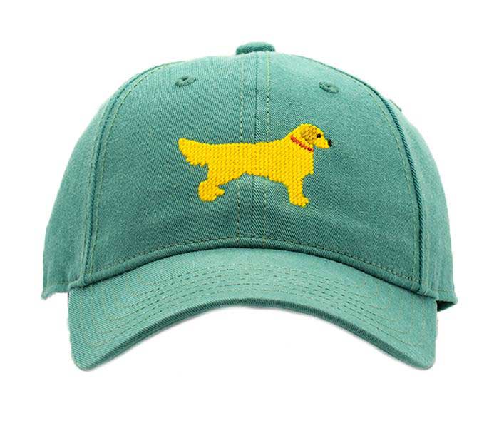 Harding Lane Golden Retriever Baseball Hat-Moss Green