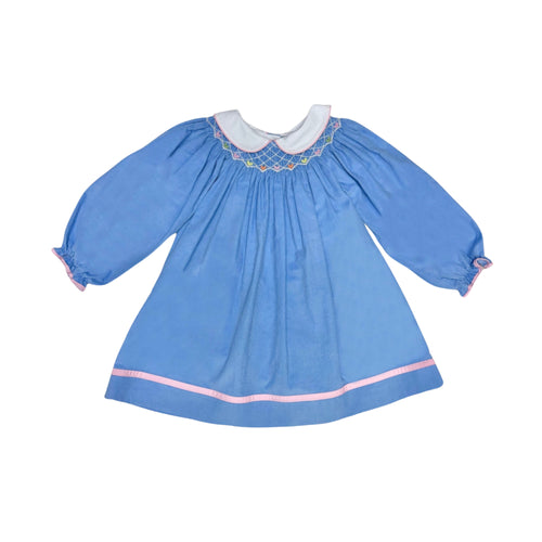 Zuccini Hearts Billie Bishop Dress-Peri Cord