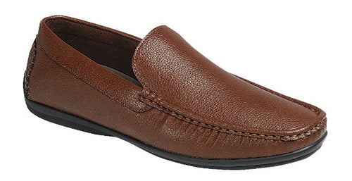 Link Brown Leather Loafer