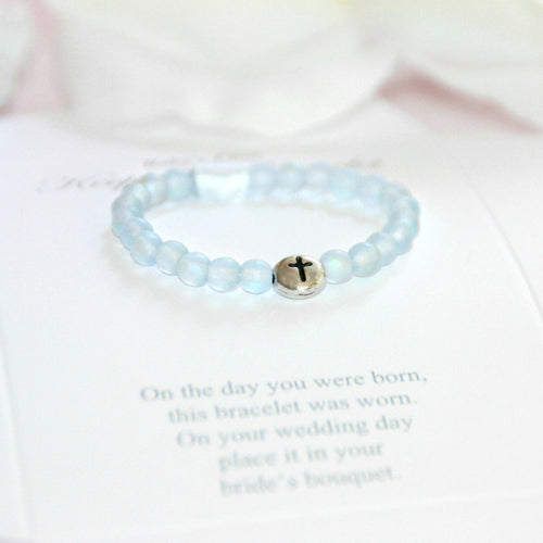 CA Infant Boy Bracelet w/ Poem-Blue