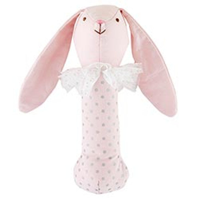 Stephan Baby Post Rattle Rabbit