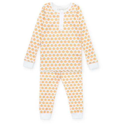Lila & Hayes Harvest Pumpkin PJ Pant Set