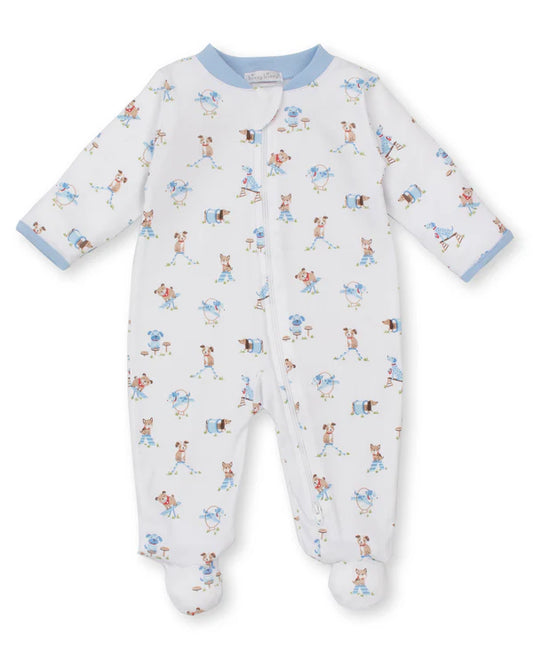Kissy Playground Pups Zipper Footie
