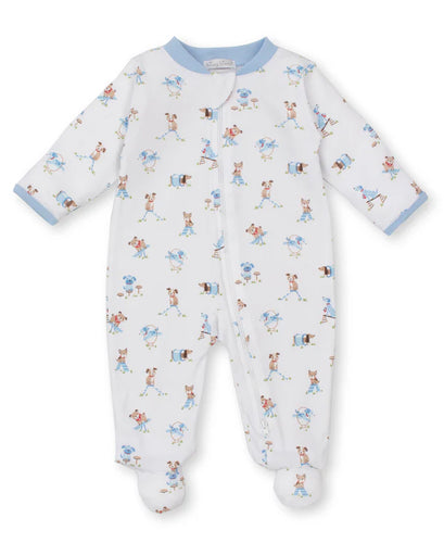 Kissy Playground Pups Zipper Footie