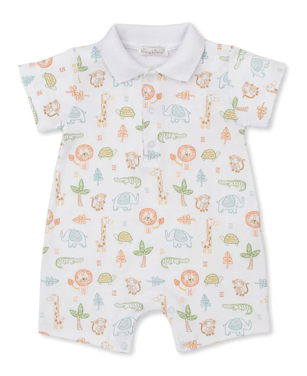 Kissy Kissy Jungle Adventure Short Playsuit