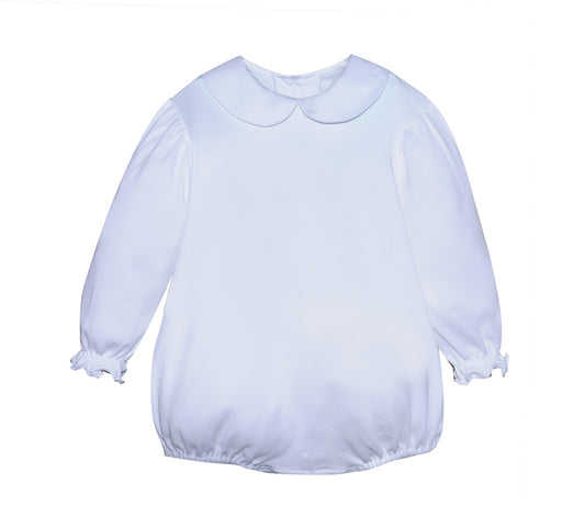 RN White Knit L/S Girl Onesie
