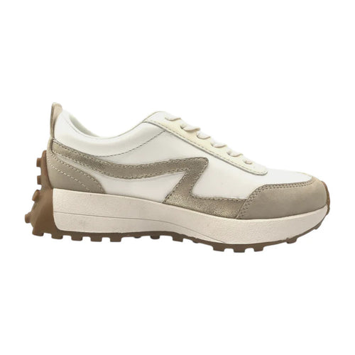 Mia Samyra White/Gold Sneaker