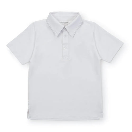 Lila & Hayes Will Performance Polo-White