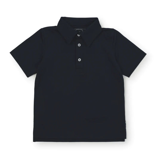 Lila & Hayes Will Performance Polo-Navy