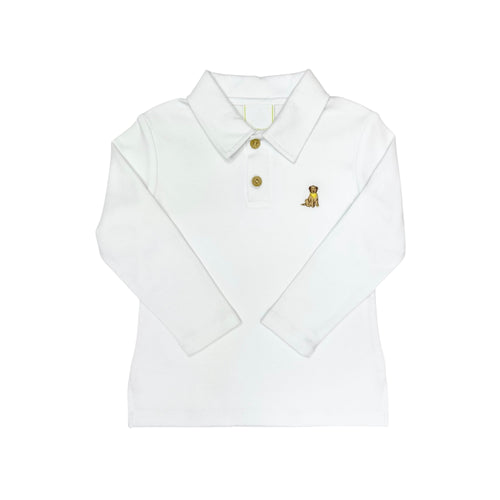 Zuccini Lab Ian L/S Polo-White