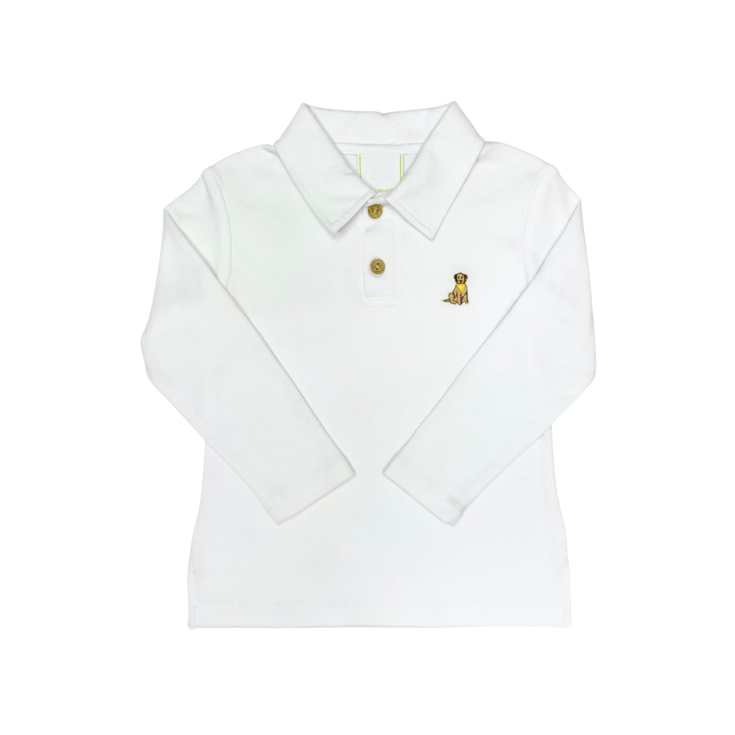 Zuccini Lab Ian L/S Polo-White