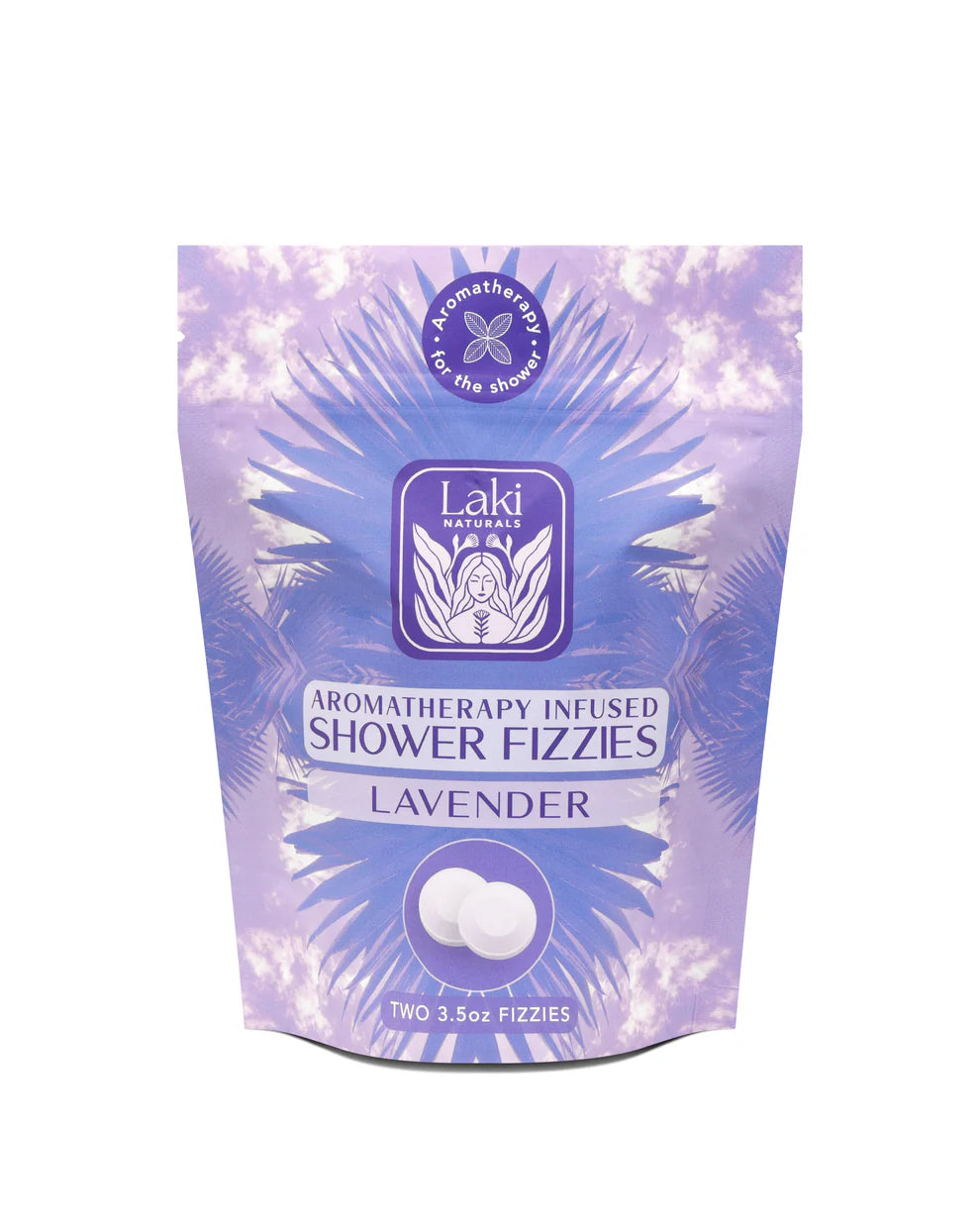 Laki Naturals Shower Fizzies-Lavender