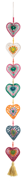 Ganz Knit Heart Wool Garland