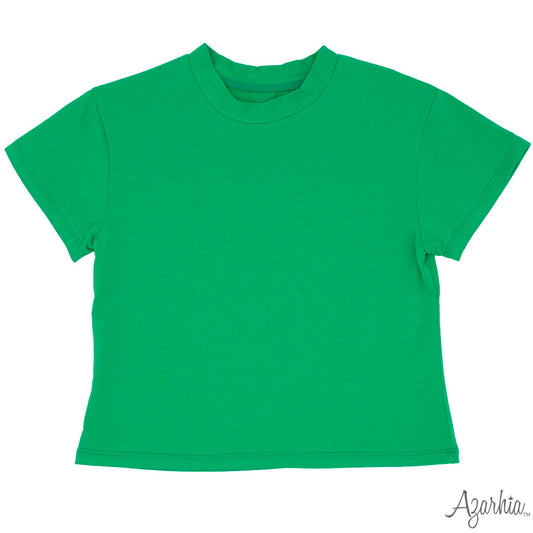 Azarhia Boxy T-Shirt-Kelly Green