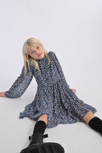 Molly Bracken Navy Floral Dress