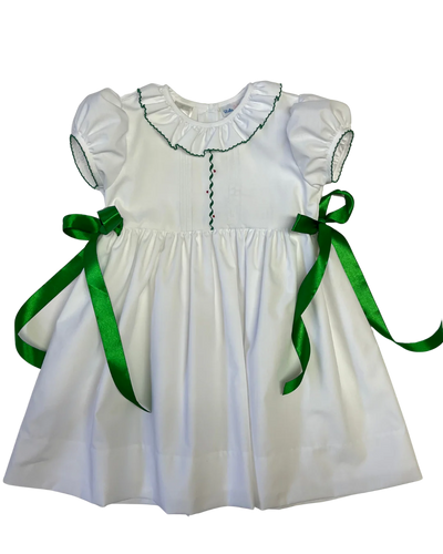 Lulu Bebe Natalie Christmas Emb. Dress