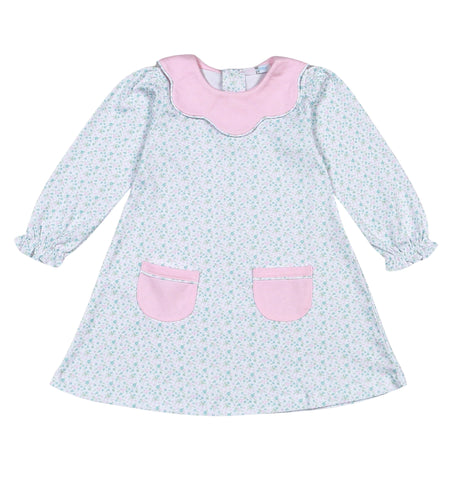 Baby Loren Nicolle Scallop Pima Dress