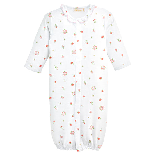 BCC Tiny Rosebud Printed Converter Gown w/ Ruffle