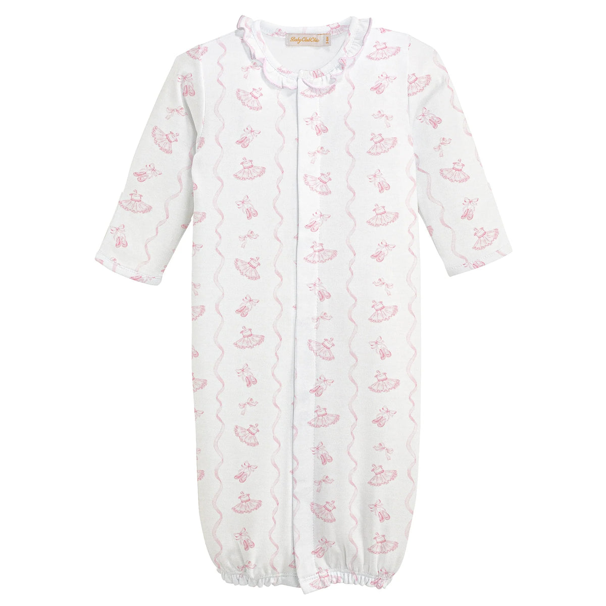 BCC Sugar Plum Streps Printed Converter Gown