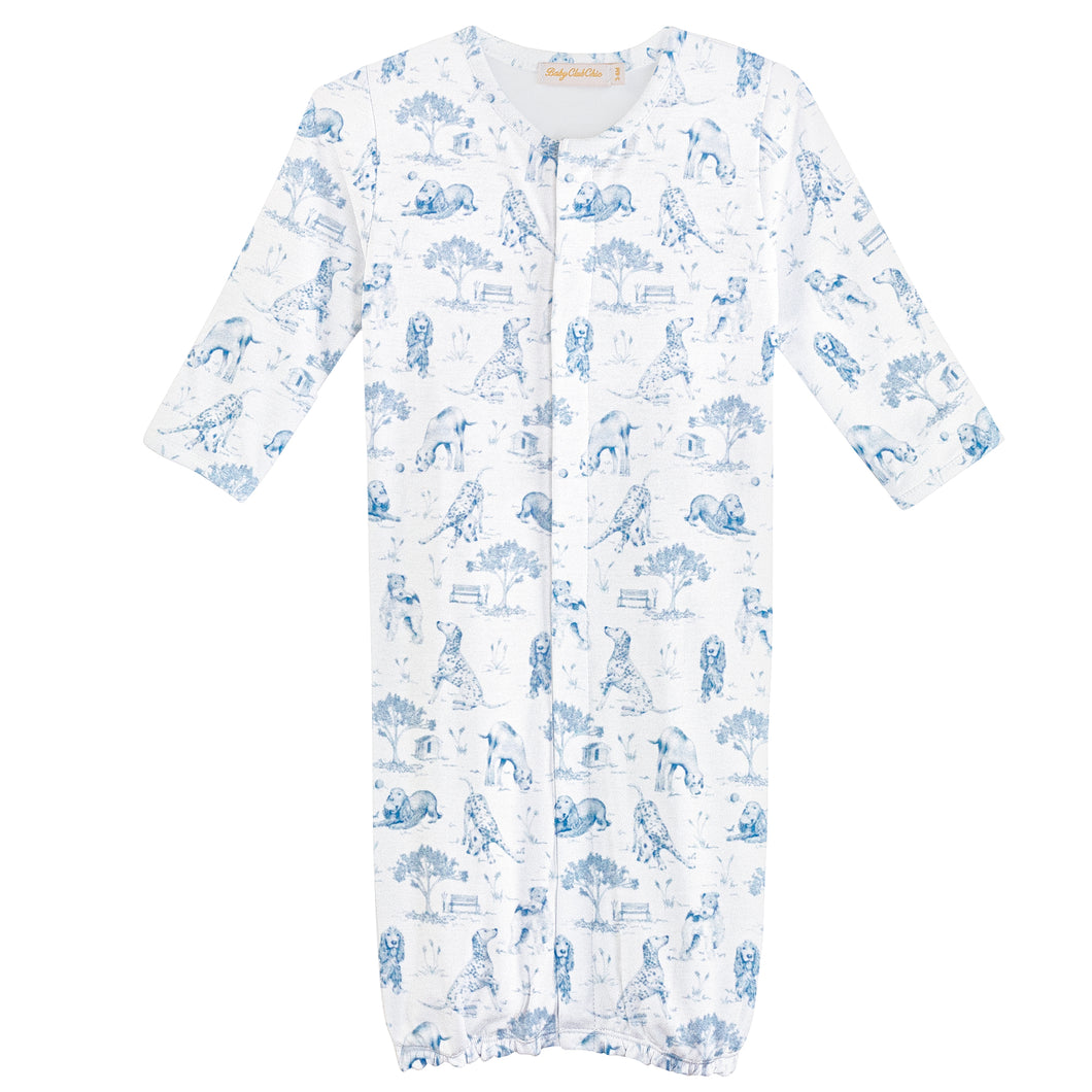 BCC Barking Bliss Blue Printed Converter Gown