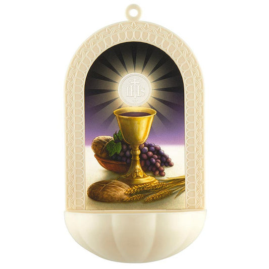 Autom Bread of Life First Communion Holy Water Font