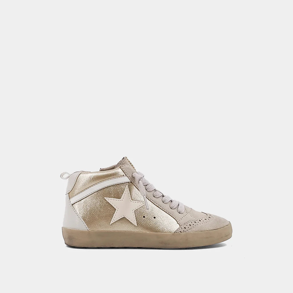 Shu Shop Paulina High Tops-Gold