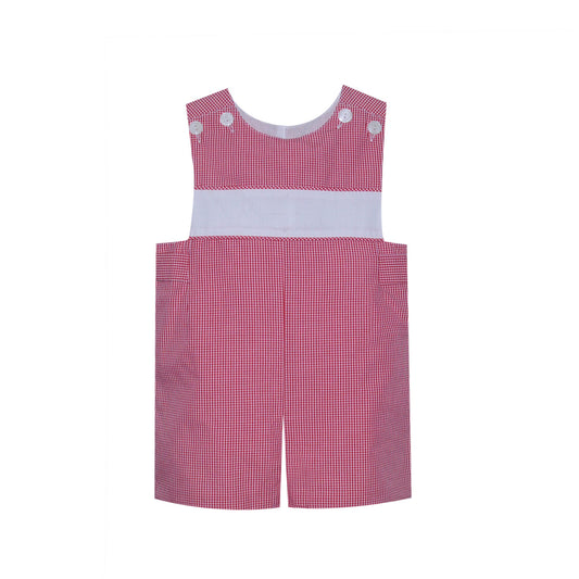 RN Peter Shortall w/Monogram Yoke-Red Gingahm