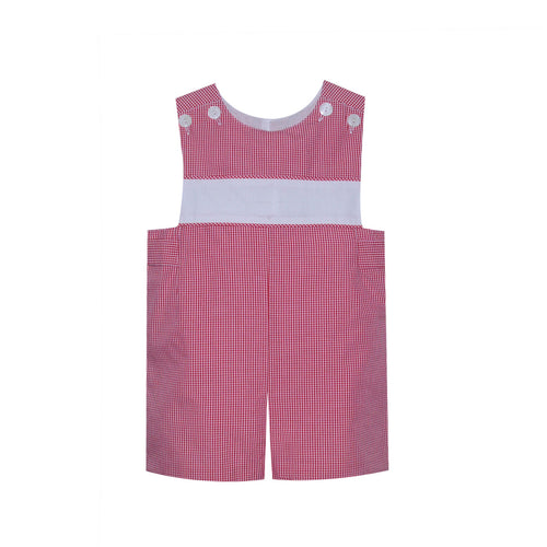 RN Peter Shortall w/Monogram Yoke-Red Gingahm
