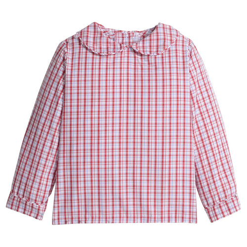 LE Peter Pan Shirt-Hartford Plaid