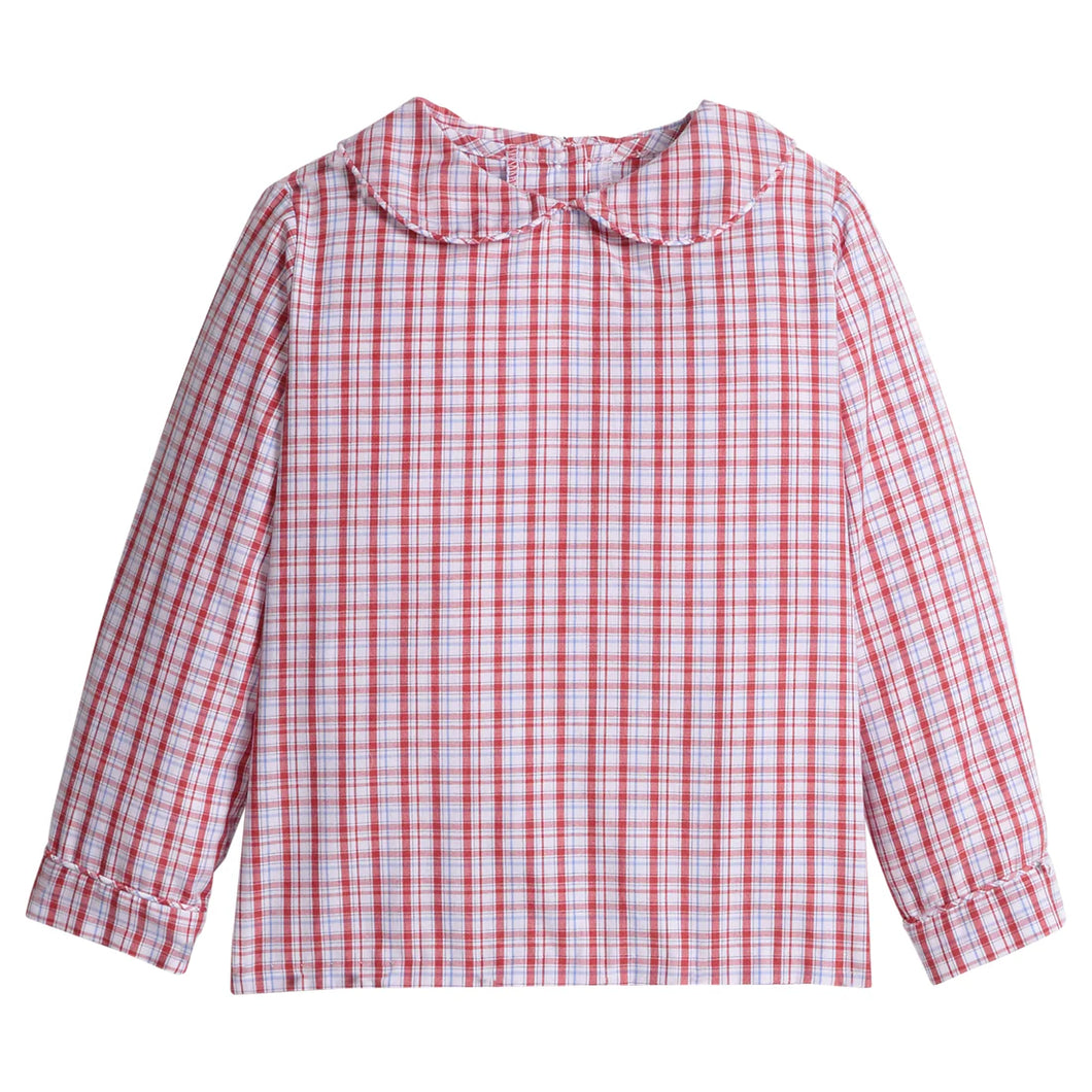 LE Peter Pan Shirt-Hartford Plaid