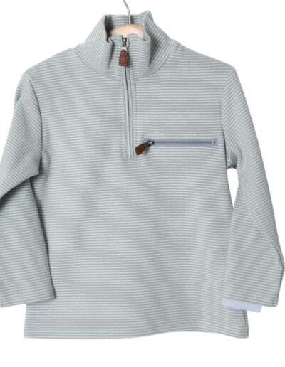 Millie Jay Kingston 1/4 Zip Pullover-Sage