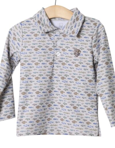 Millie Jay Damian L/S Shirt-Fish