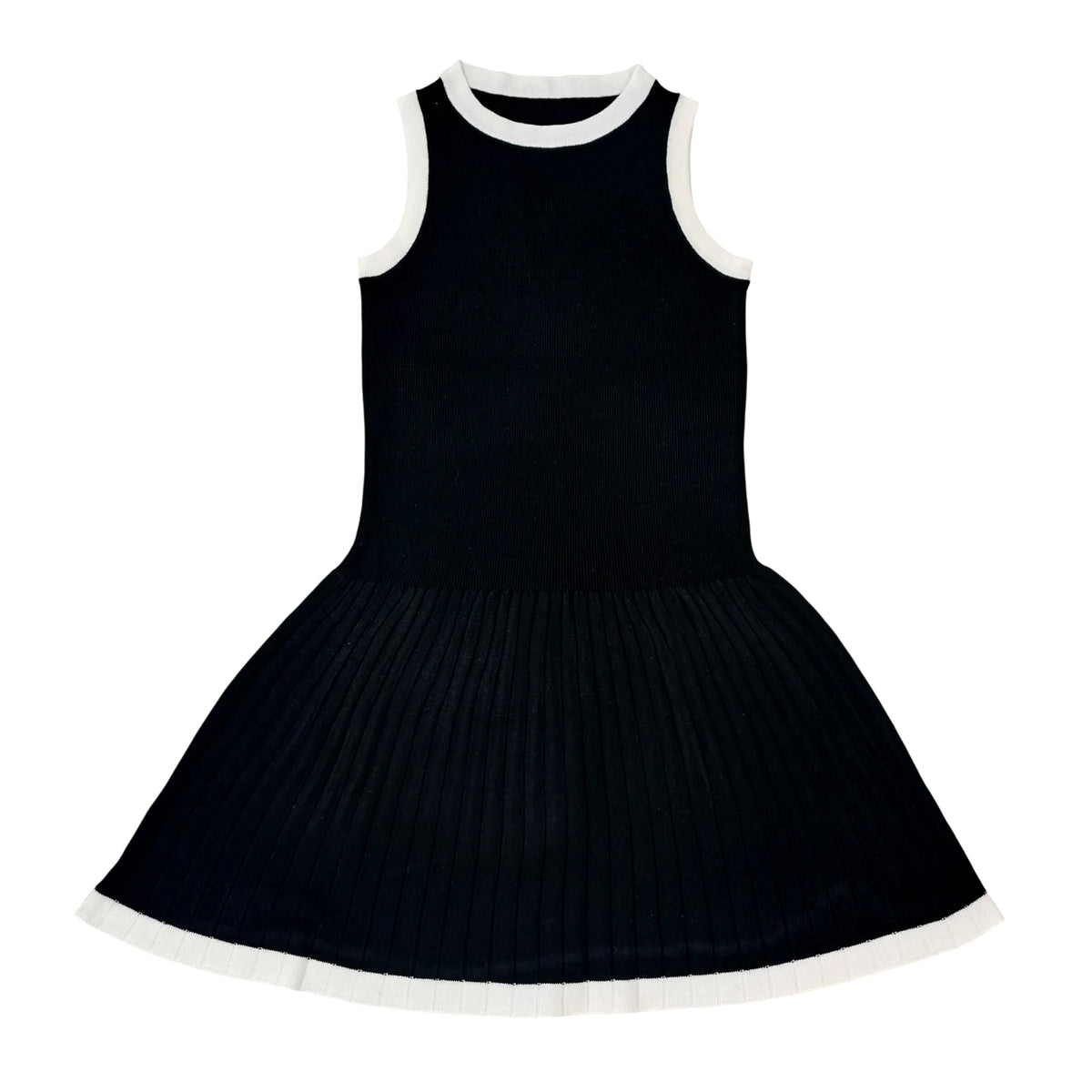 Little Olin Black Sweater Knit Dress