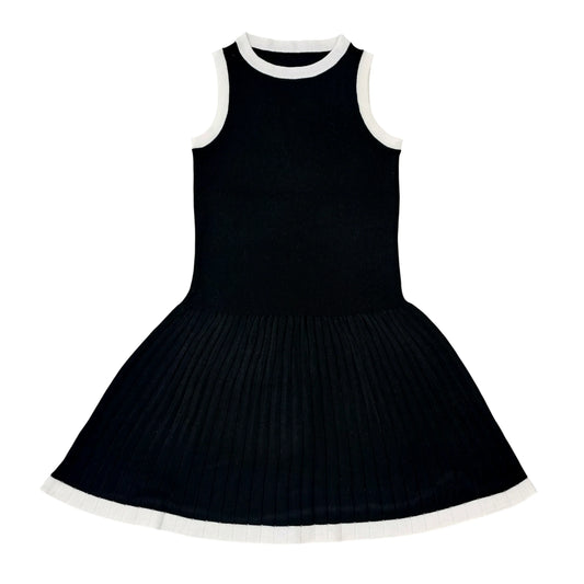 Little Olin Black Sweater Knit Dress