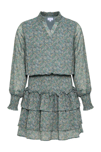 Pleat Harriet Dress-Marigolds