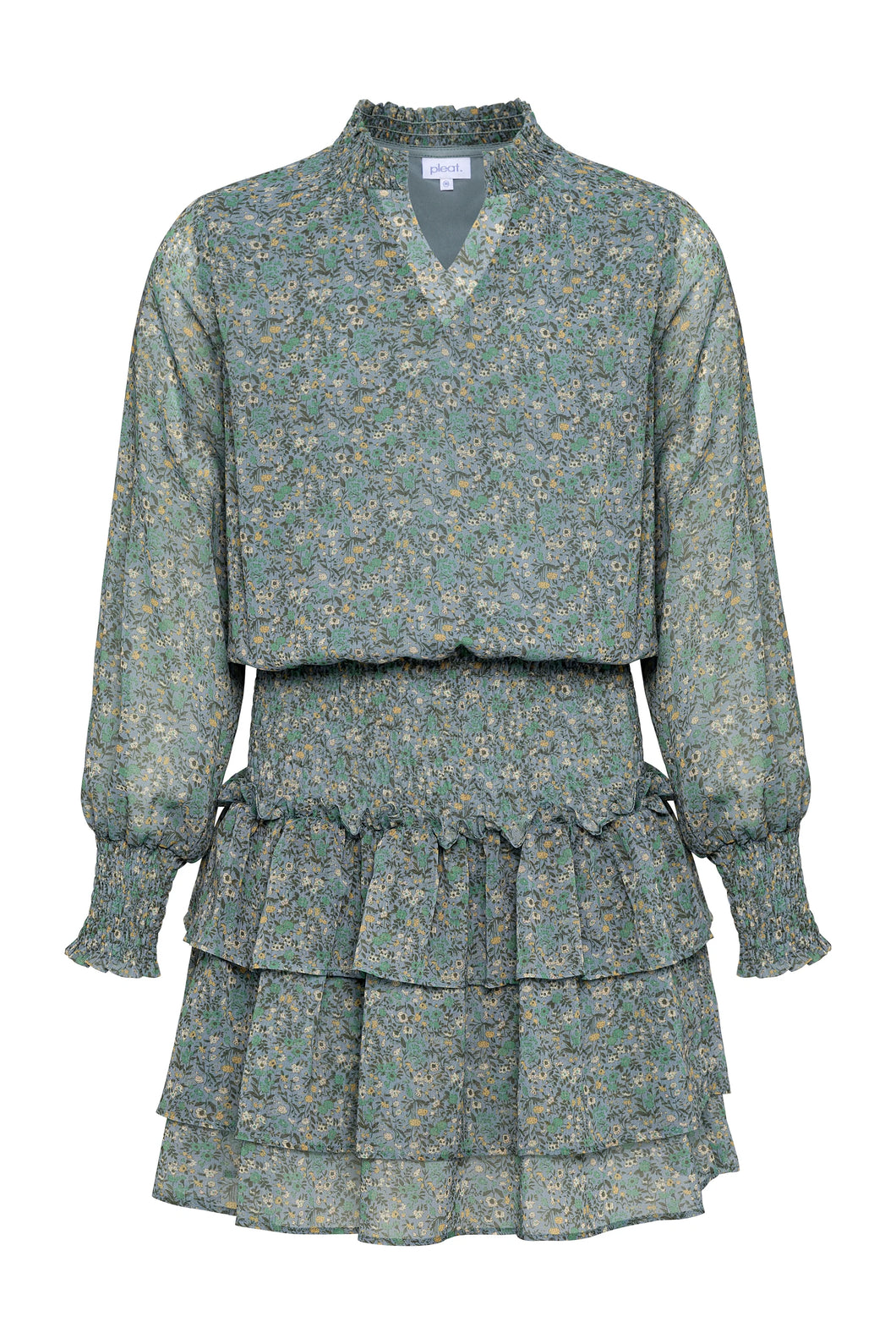 Pleat Harriet Dress-Marigolds