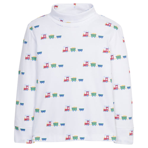 LE Printed Turtleneck-Trains