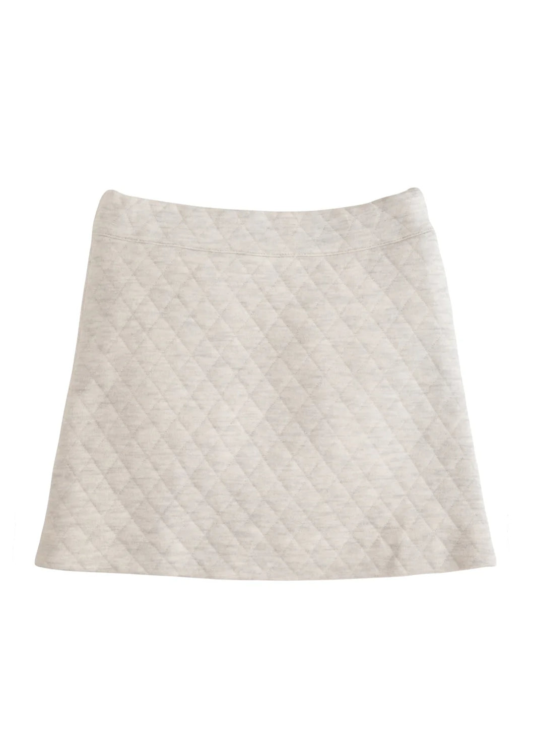 Bisby Quilted Mini Skirt-Grey