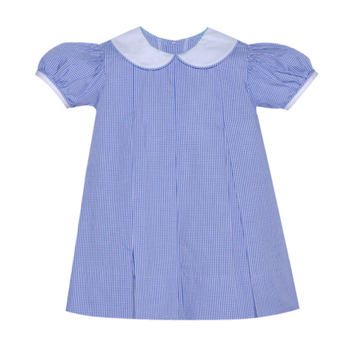 RN Reese Royal Blue Gingham Dress