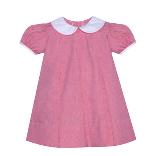 RN Red Micro Gingham Dress