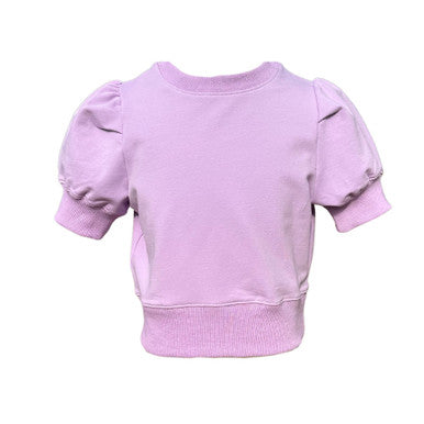 Pleat Riley Sweatshirt-Orchid