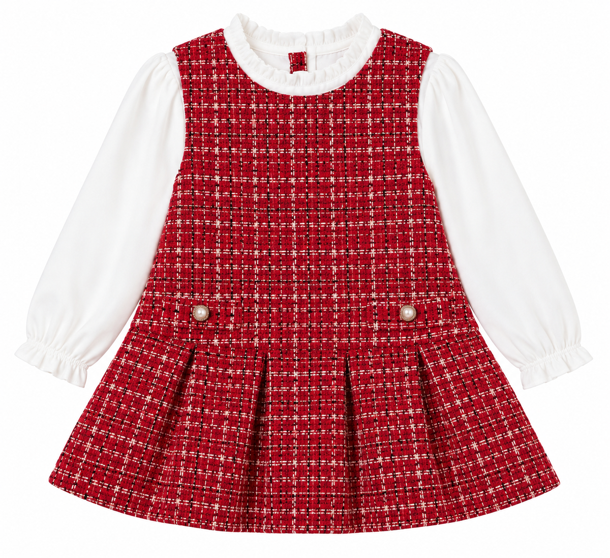 Tweed Pinafore Dress
