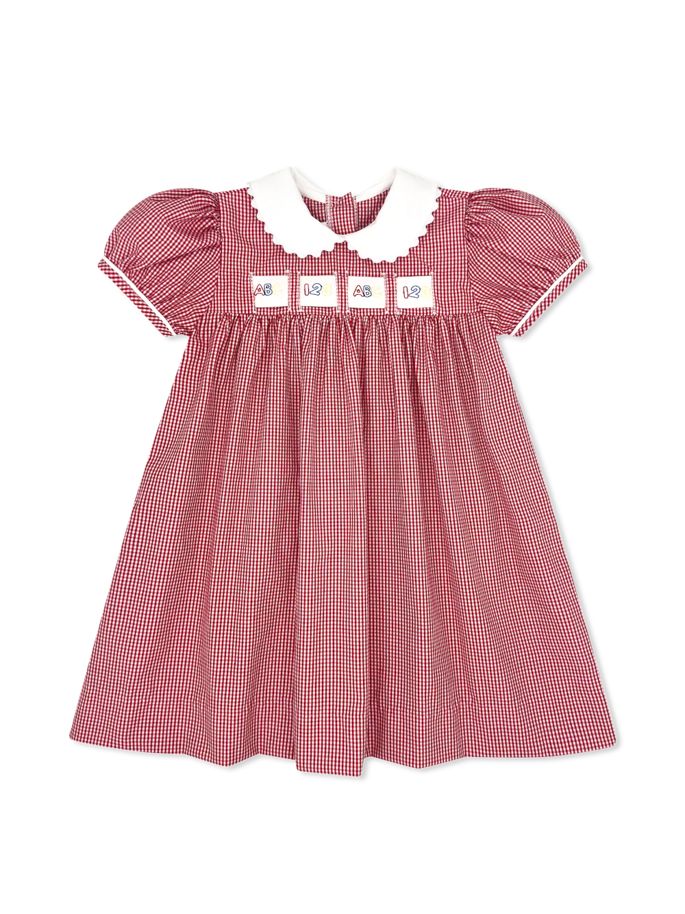 Lullaby Set Ruth Red Gingham GirlTab Dress