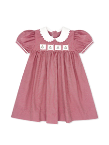 Lullaby Set Ruth Red Gingham GirlTab Dress