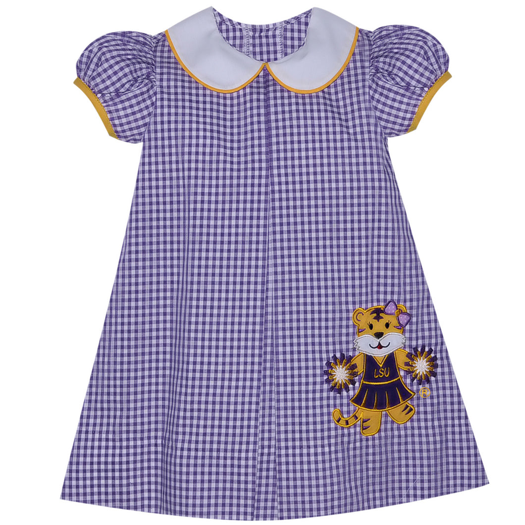 RN Purple/Gold Tiger Dress