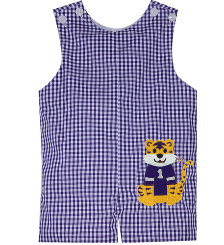 RN Purple/Gold Tiger Shortall