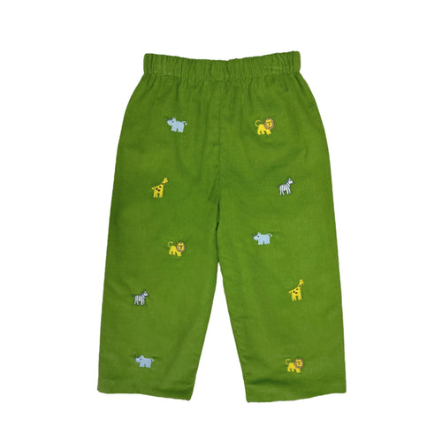 Zuccini Safari Leo Pants-Sage Cord