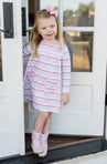 James & Lottie Stripe Knit Lennon Dress