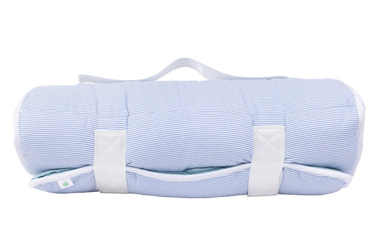 Apple of my Isla Navy Stripe Nap Mat